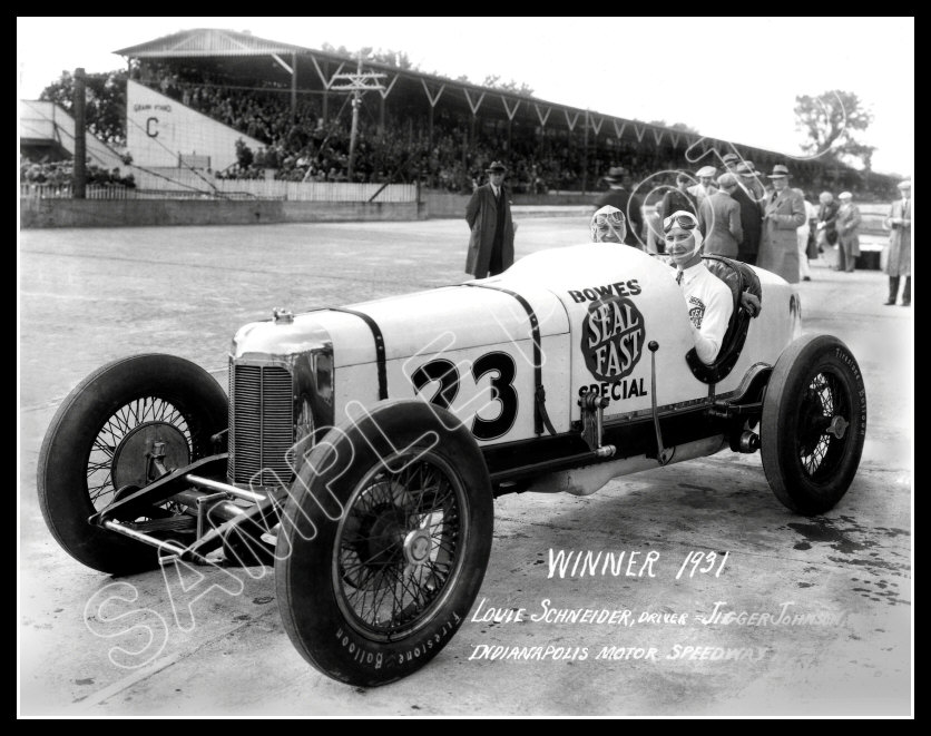  - 1931_Indianapolis_500_Louie_Schneider-Winner-11X14