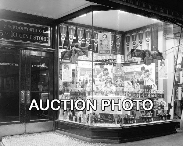 Whistle Soda 3 Photo Window Display Woolworth Store