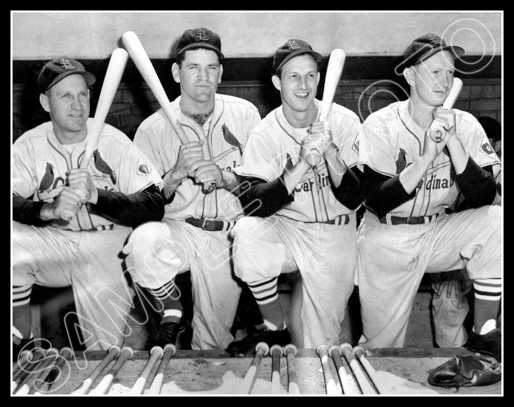 1951 St. Louis Cardinals Photo 11X14 Stan Musial Slaughter Schoendienst ...