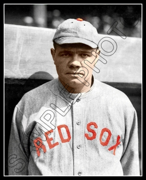 Babe Ruth Boston Red Sox Colorized 20170622 by Wingsdomain Art and  Photography